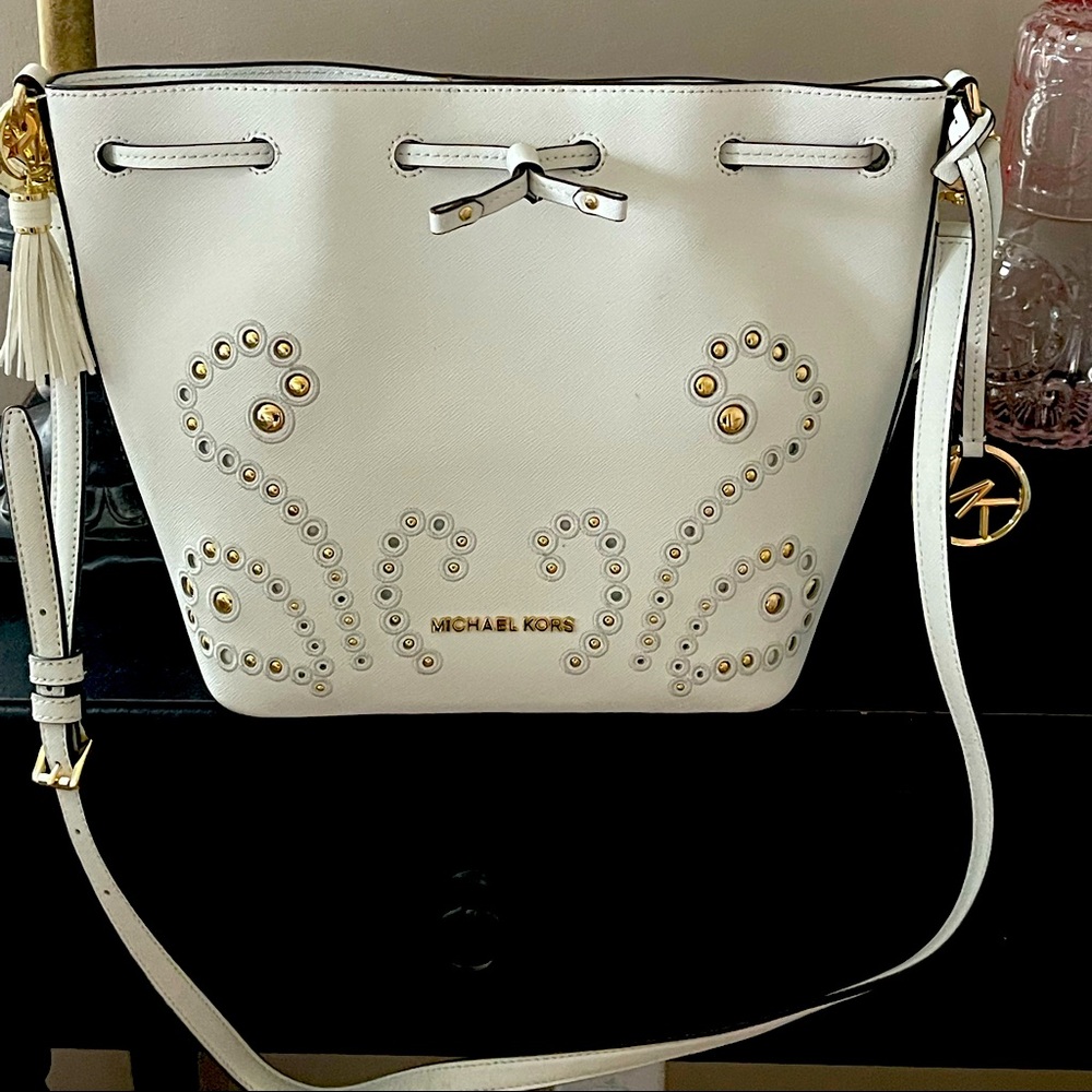 White Michael Kors shoulder bag